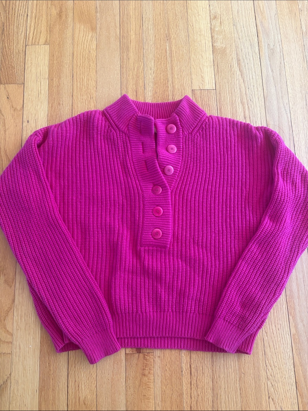 Sezane Fuchsia sweater